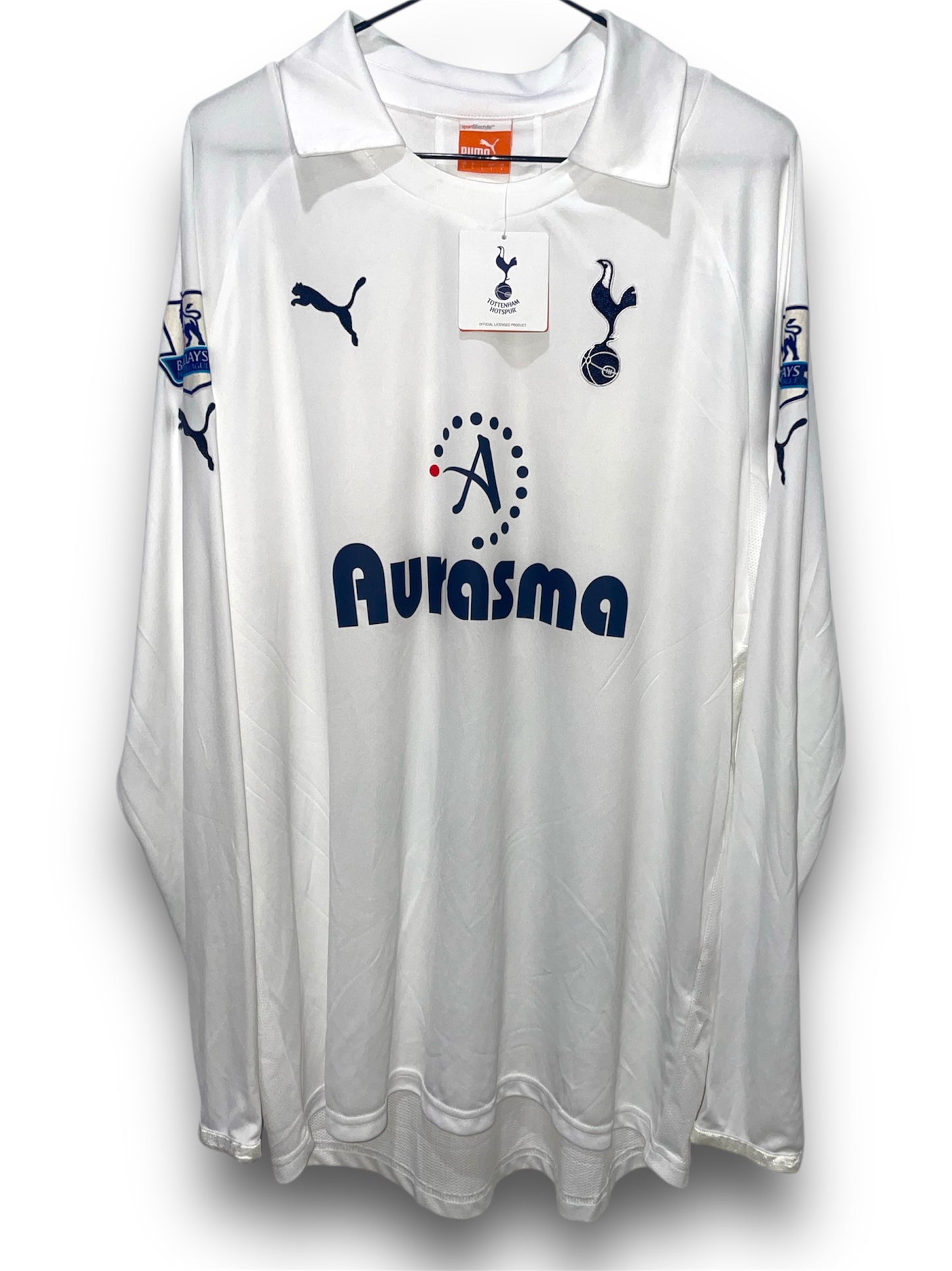 TOTTENHAM 2011 HOME LS BALE L (BNWT)
