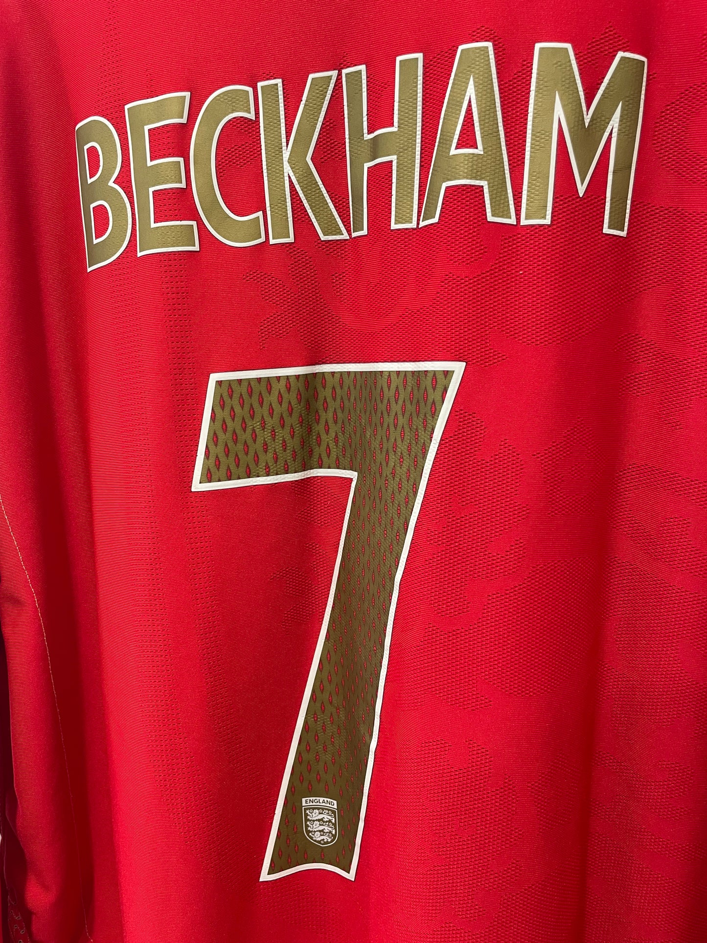 ENGLAND 2006 AWAY LS BECKHAM XXL