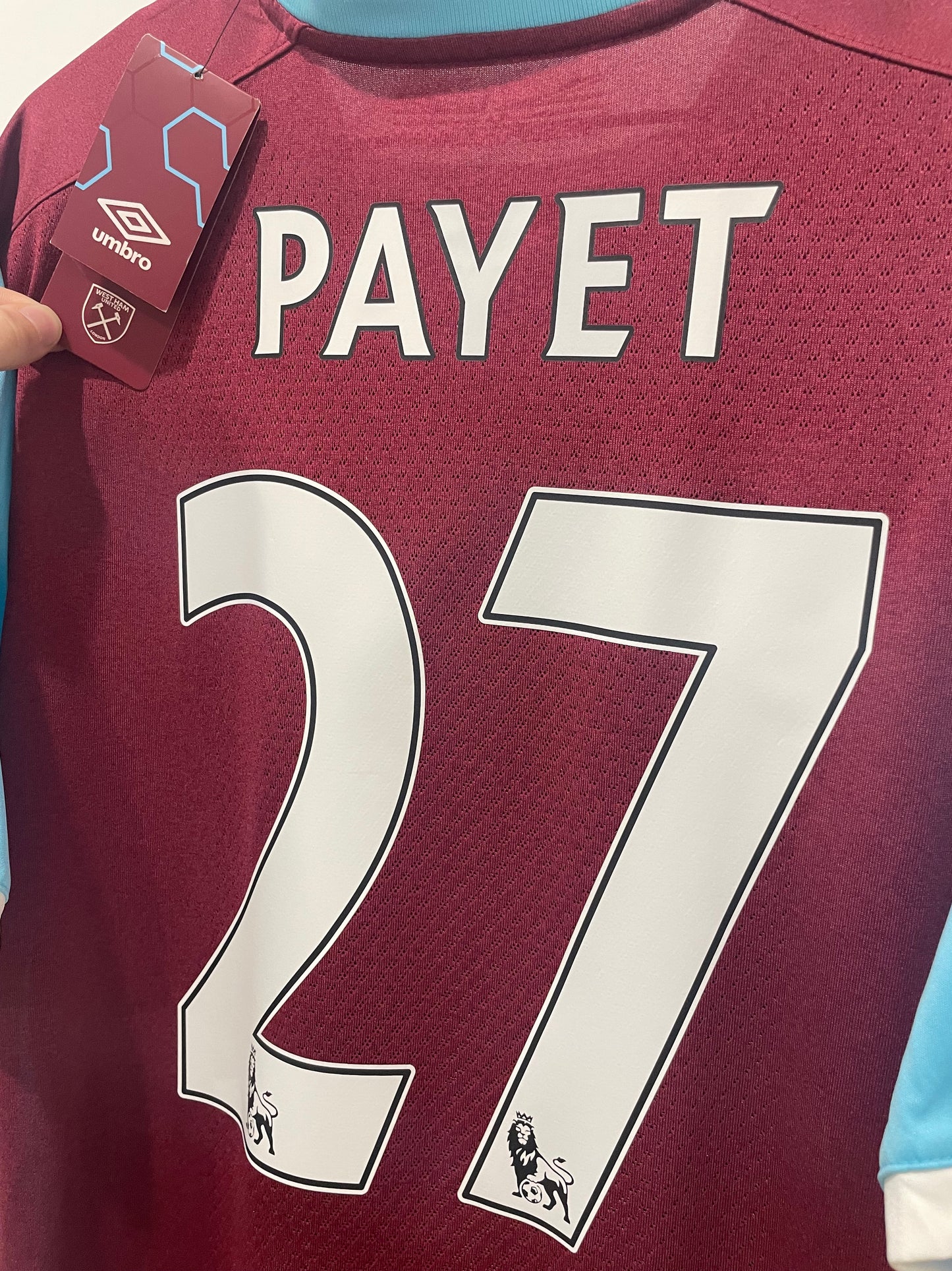 WEST HAM 2016 HOME PAYET L (BNWT)