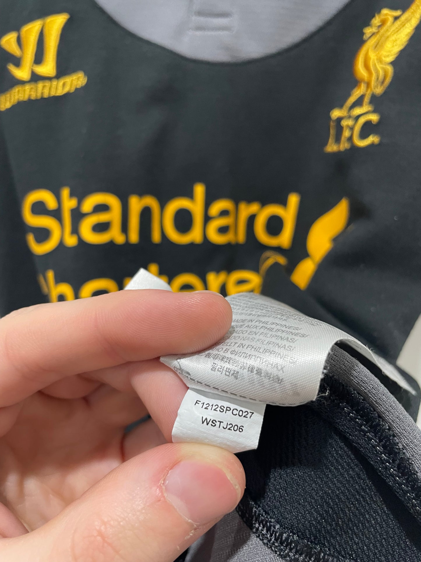 LIVERPOOL 2012 AWAY YS