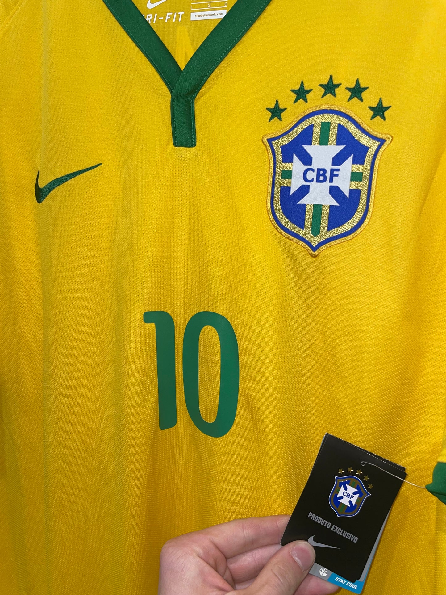 BRAZIL 2014 HOME NEYMAR M (BNWT)