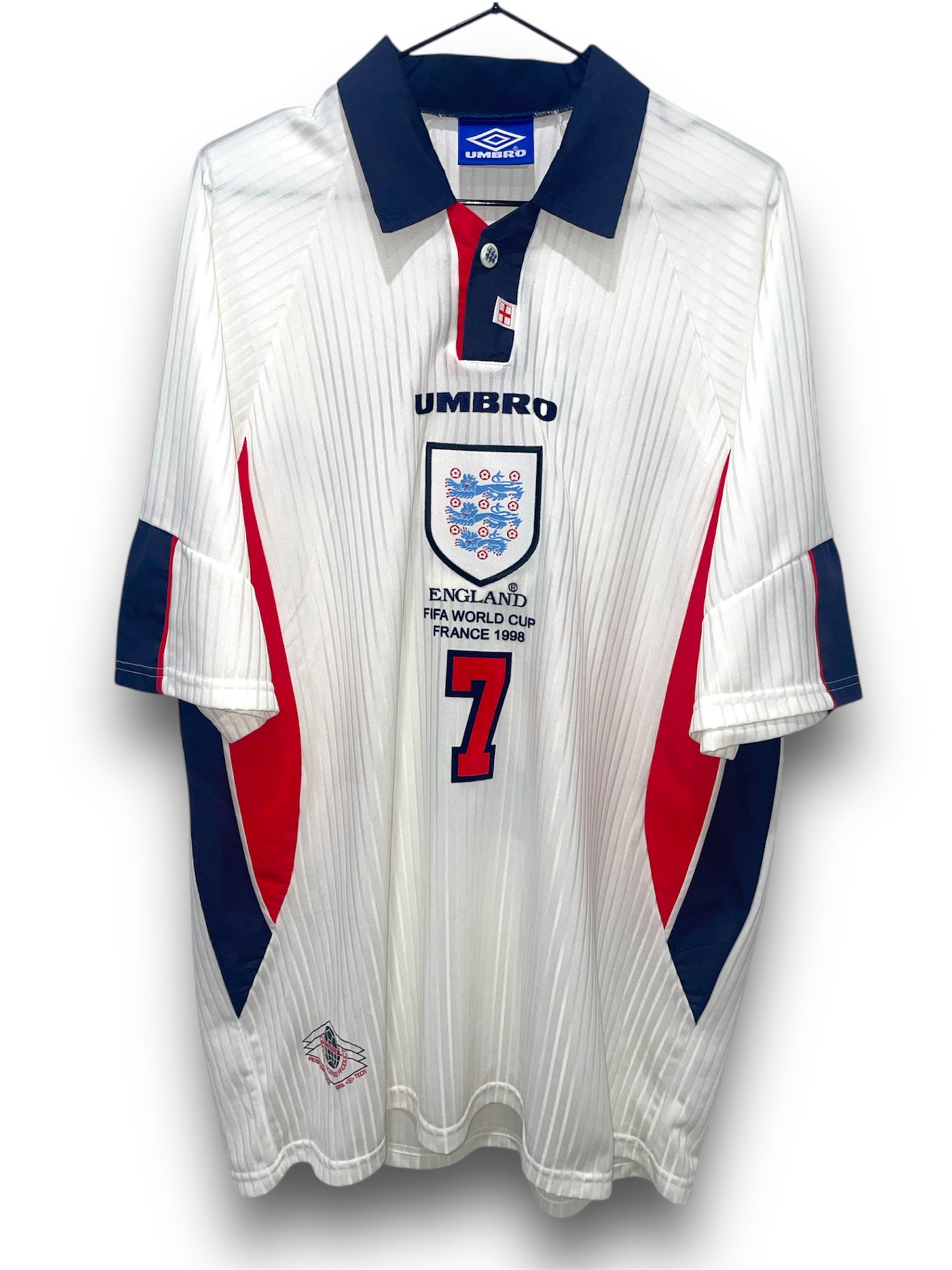 ENGLAND 1998 HOME BECKHAM XL