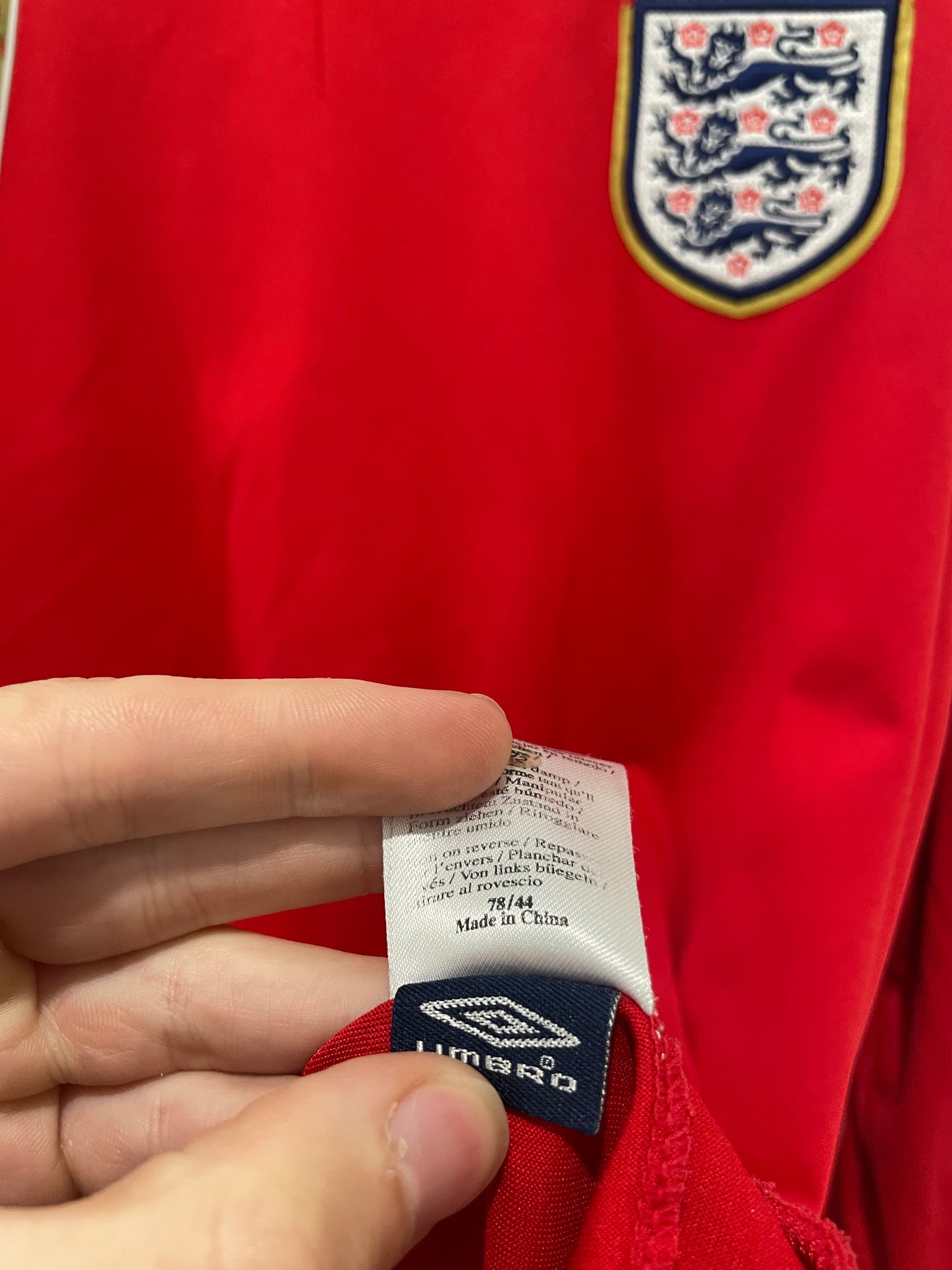 ENGLAND 2006 AWAY LS BECKHAM XXL