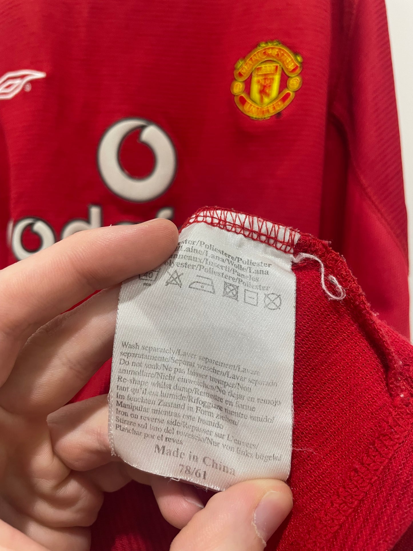 MANCHESTER UNITED 2000 HOME YXL