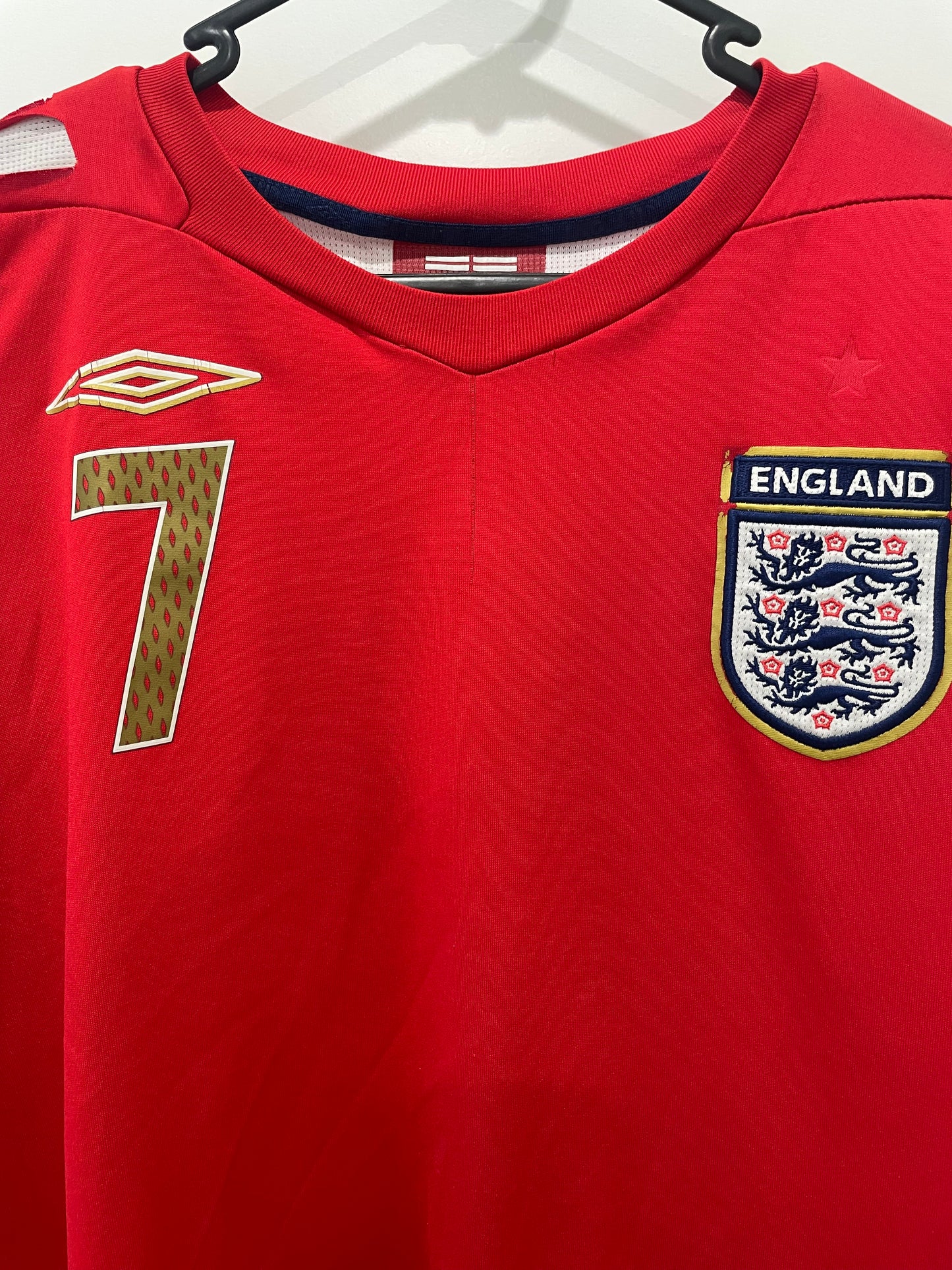 ENGLAND 2006 AWAY LS BECKHAM XXL