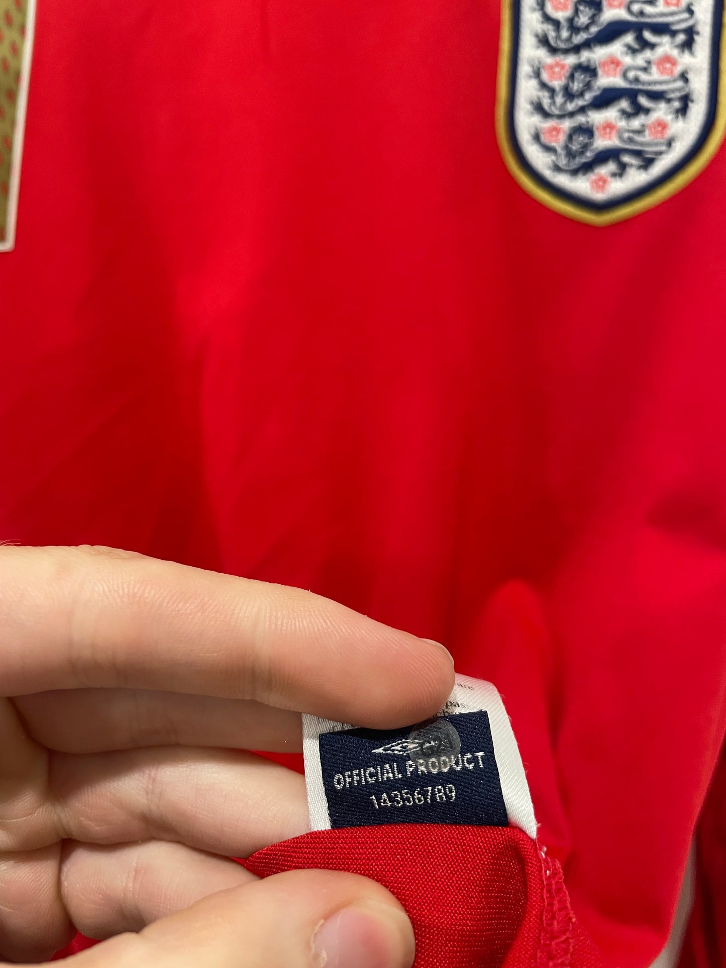 ENGLAND 2006 AWAY LS BECKHAM XXL