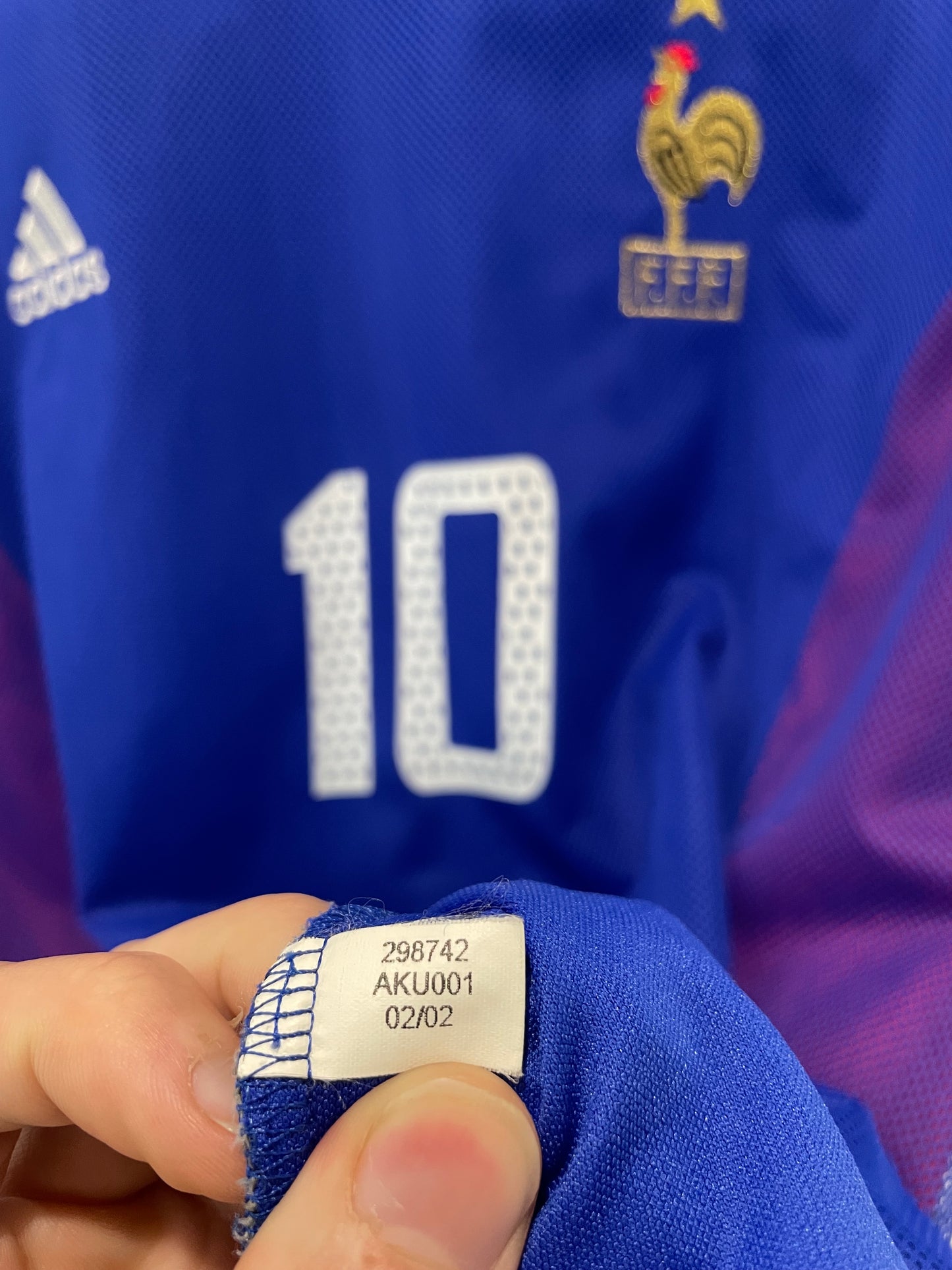 FRANCE 2002 HOME ZIDANE L