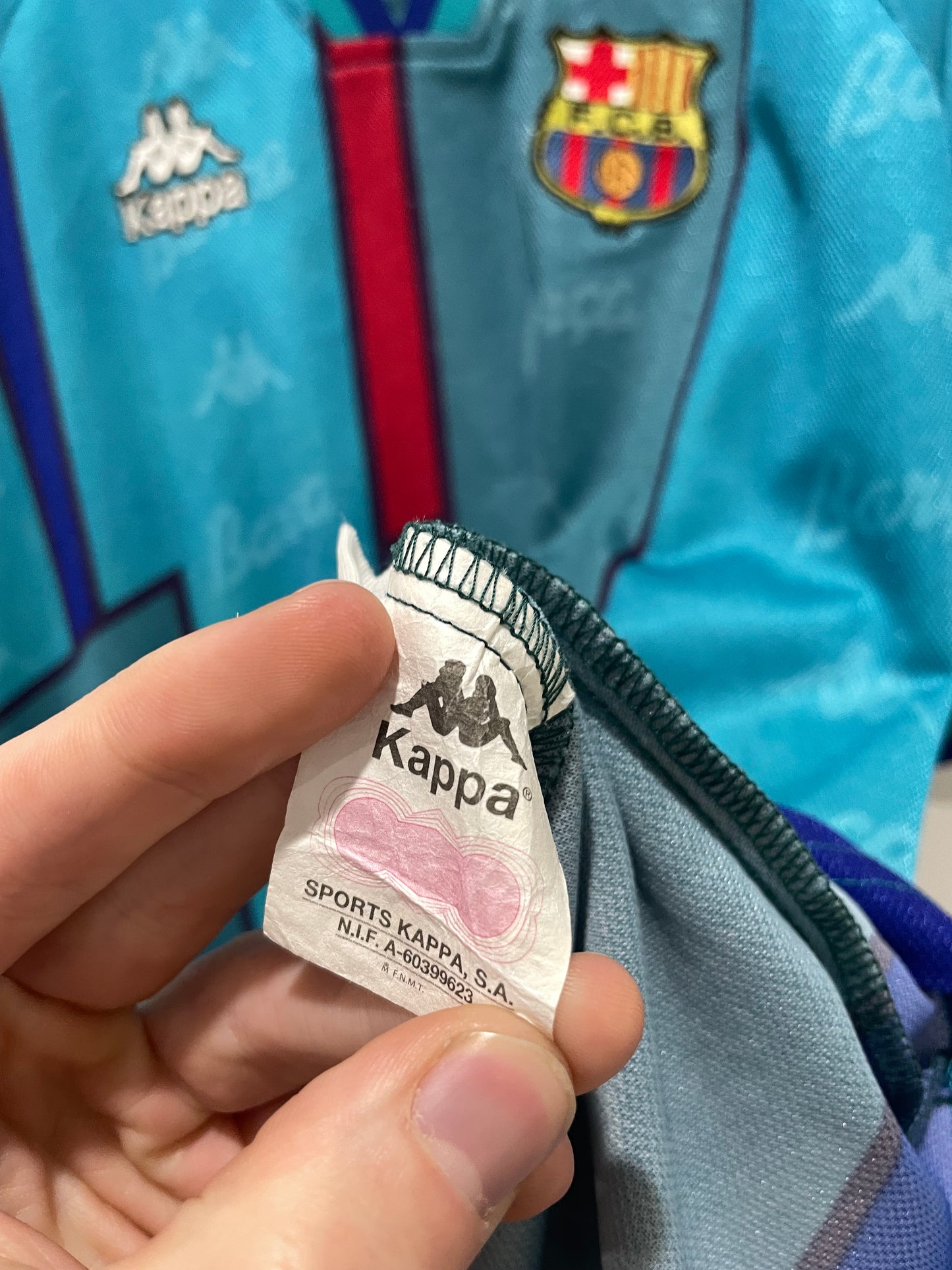 BARCELONA 1996 AWAY XXL
