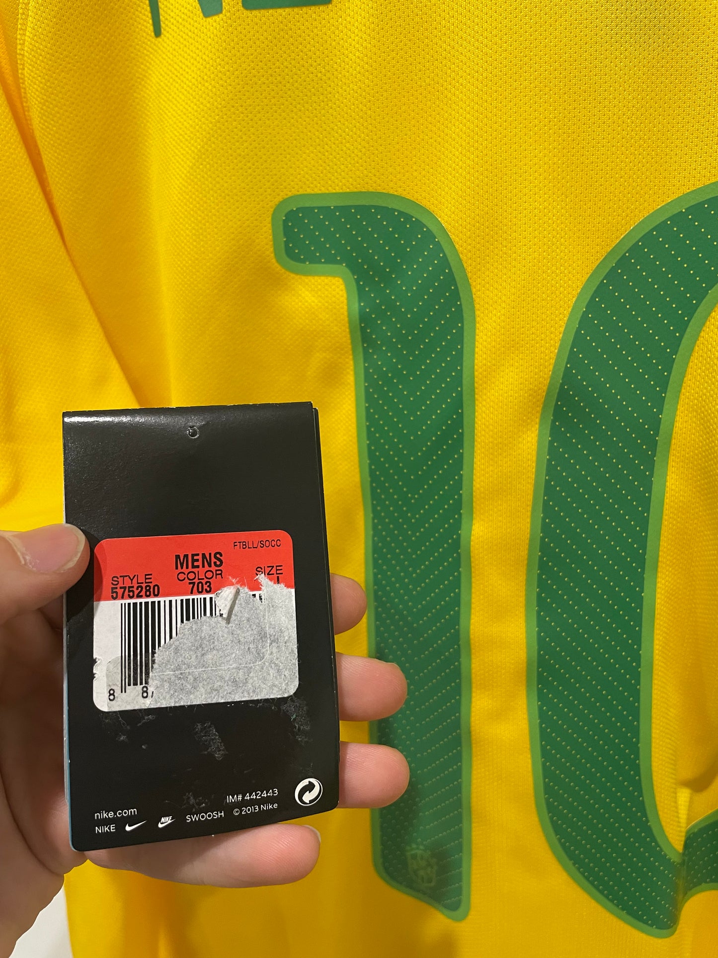 BRAZIL 2014 HOME NEYMAR M (BNWT)