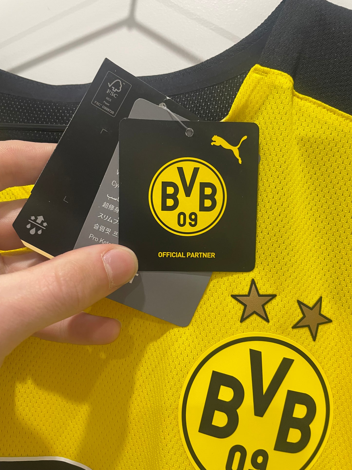 BORUSSIA DORTMUND 2021 HOME (PV) BELLINGHAM L (BNWT)