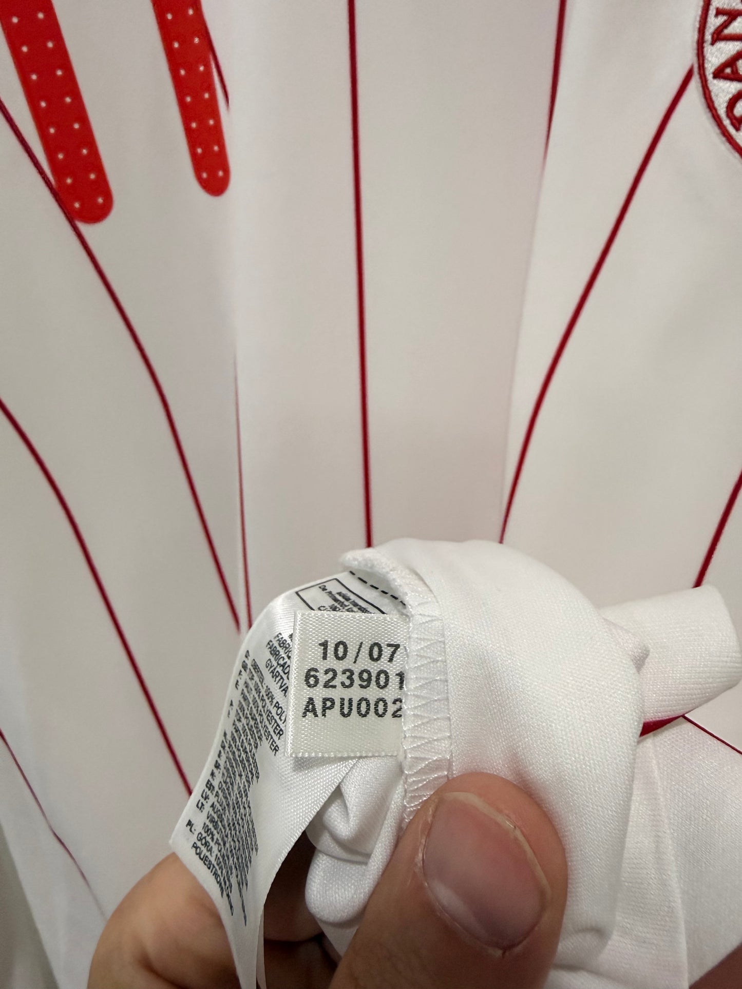 DENMARK 2008 AWAY LS (PI) BENDTNER XL