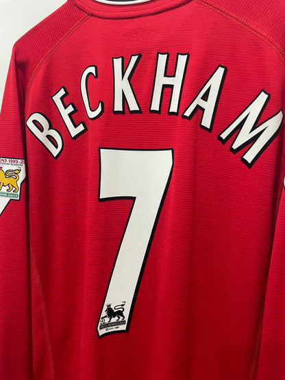 MANCHESTER UNITED 2000 HOME LS BECKHAM L