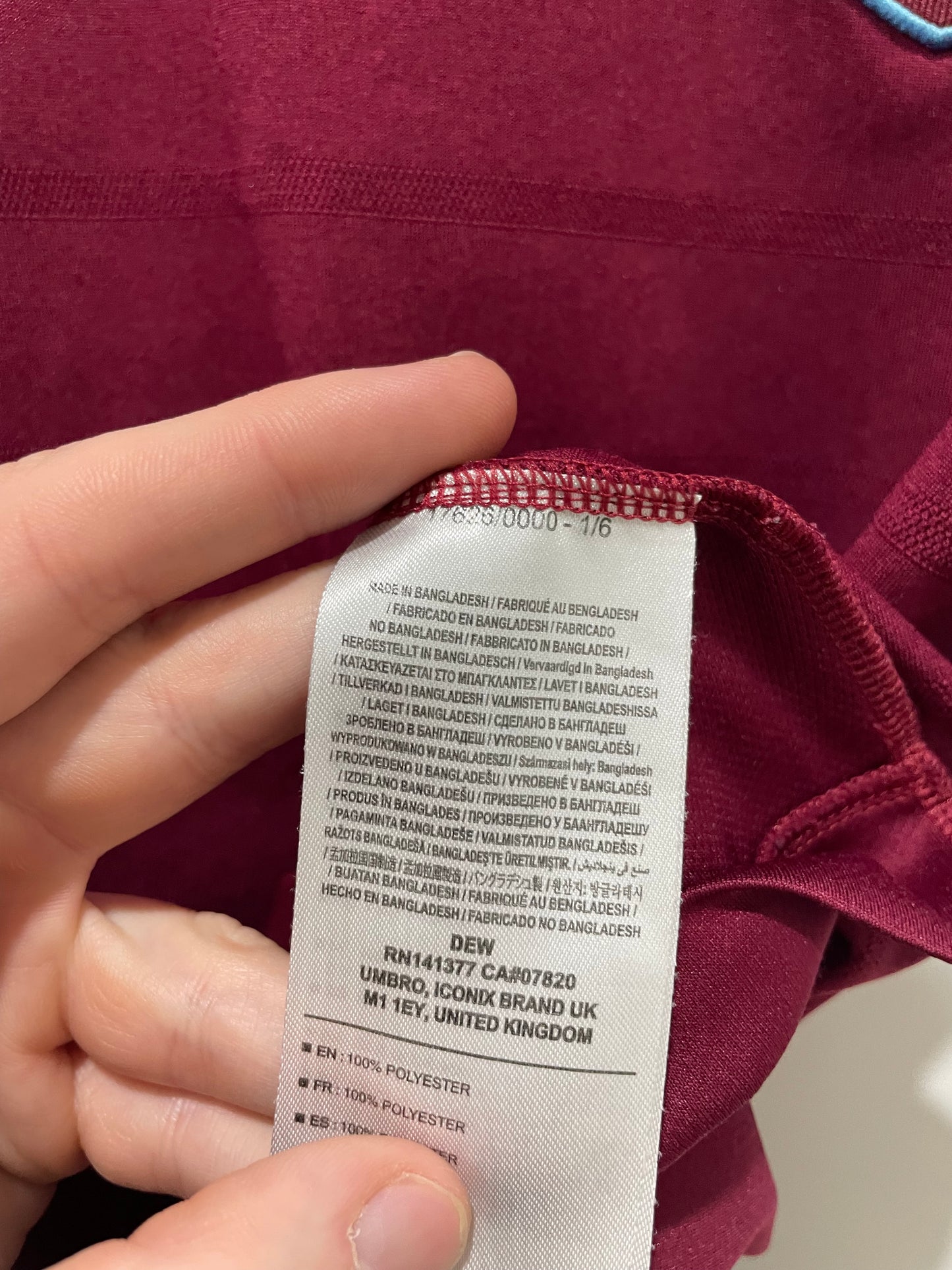 WEST HAM 2018 HOME YL