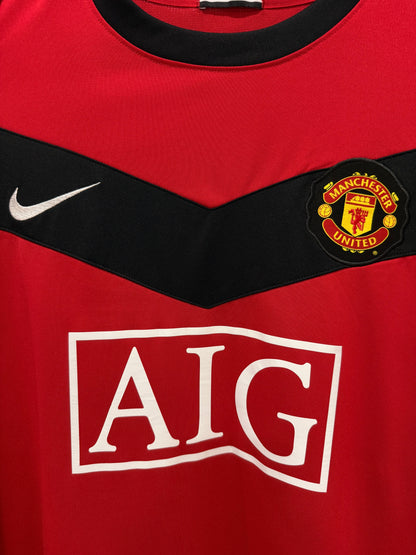 MANCHESTER UNITED 2009 HOME LS CARRICK XL