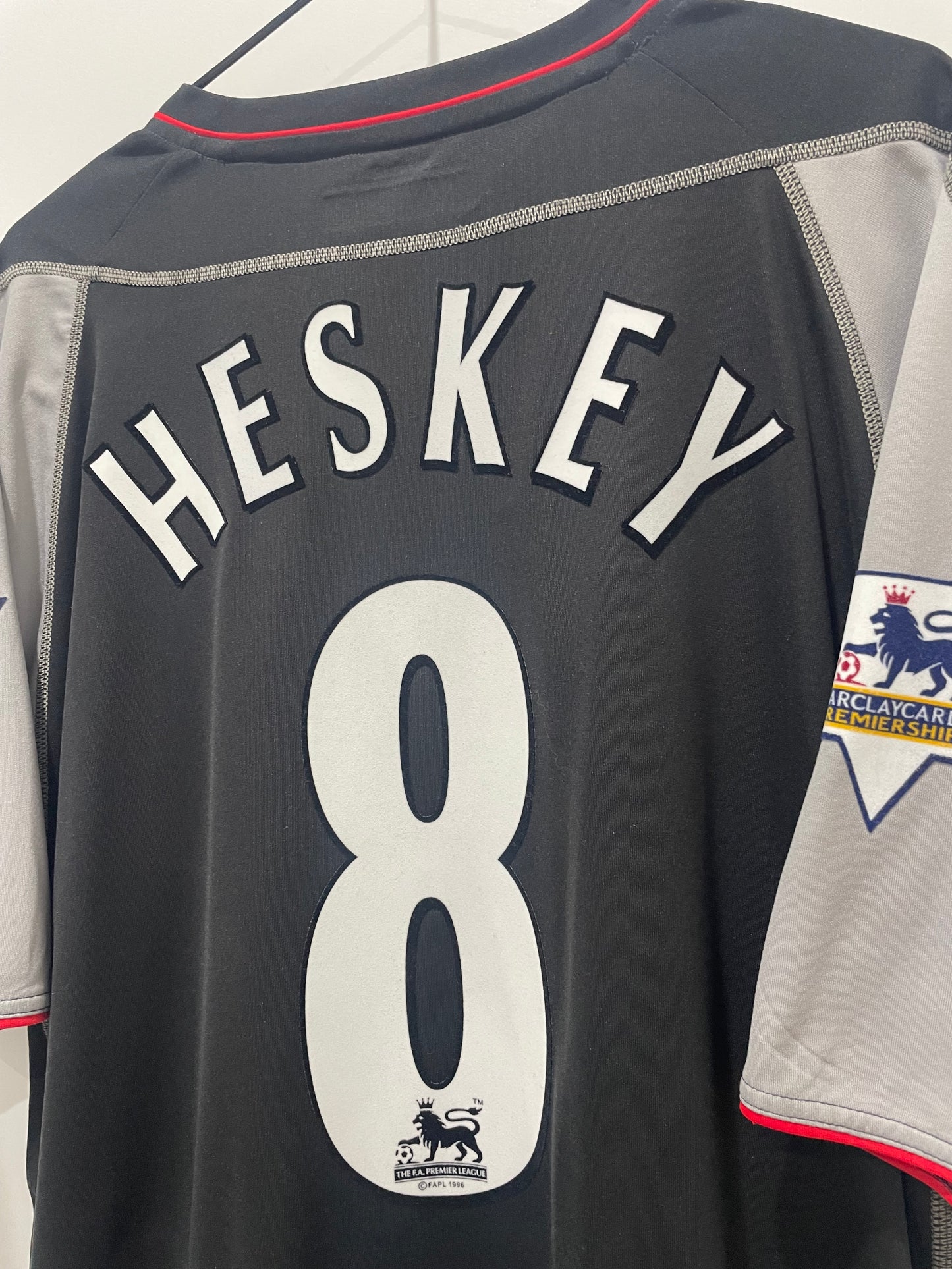 LIVERPOOL 2003 AWAY HESKEY L