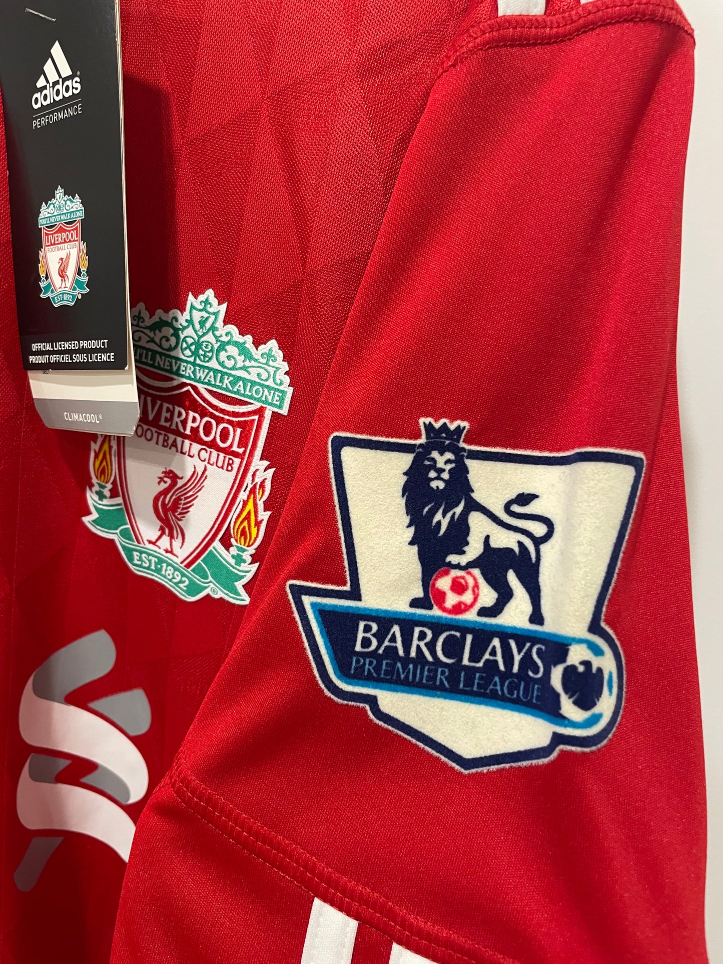 LIVERPOOL 2011 HOME GERRARD (BNWT) L