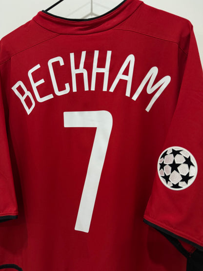 MANCHESTER UNITED 2002 HOME BECKHAM XXL