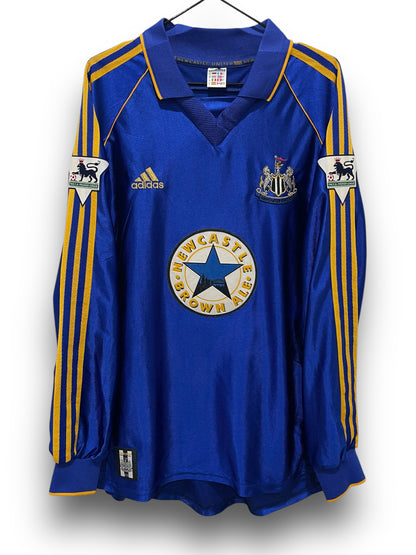 NEWCASTLE UNITED 1998 AWAY LS SOLANO XL
