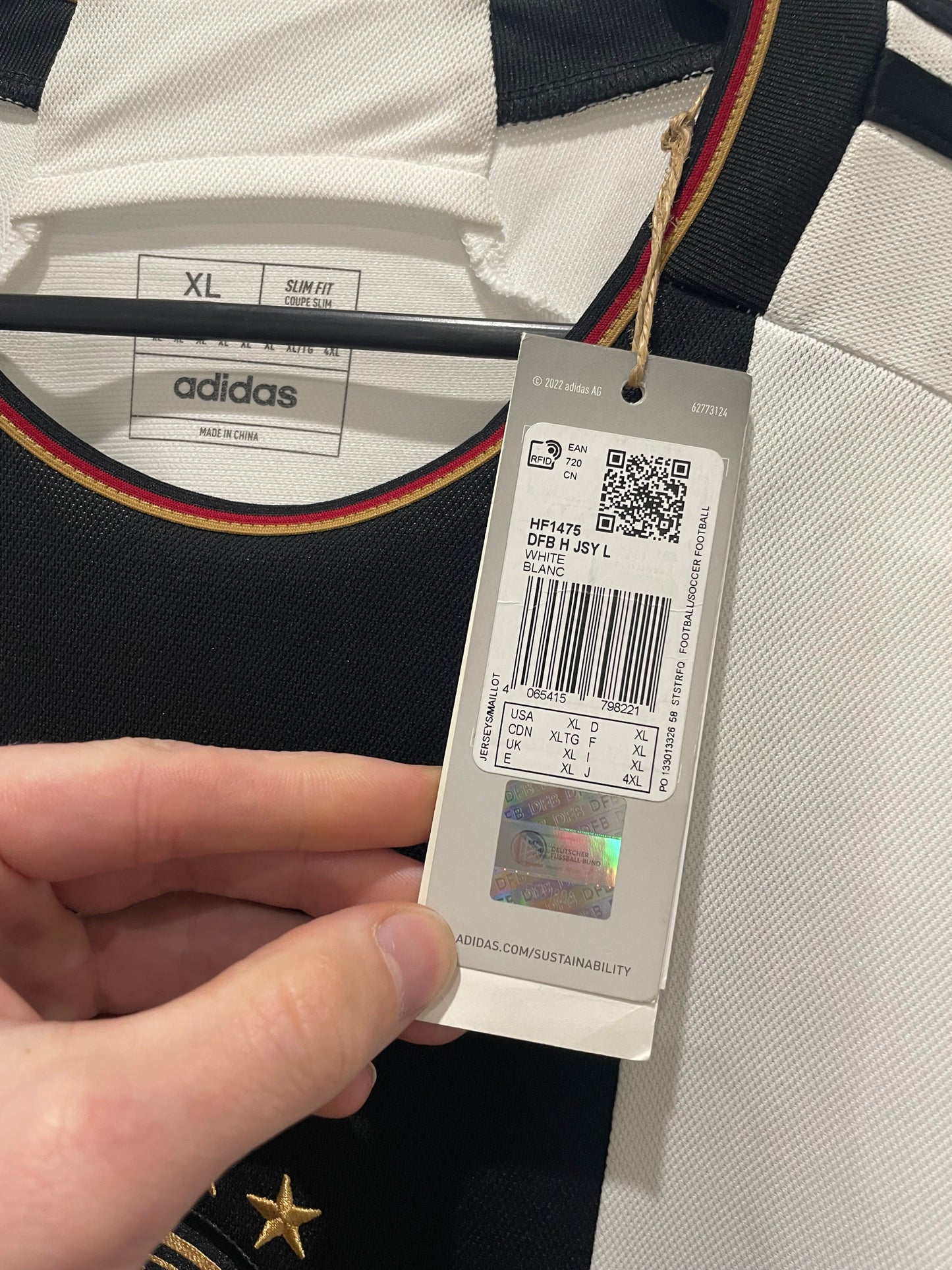GERMANY 2022 HOME LS MUSIALA XL (BNWT)