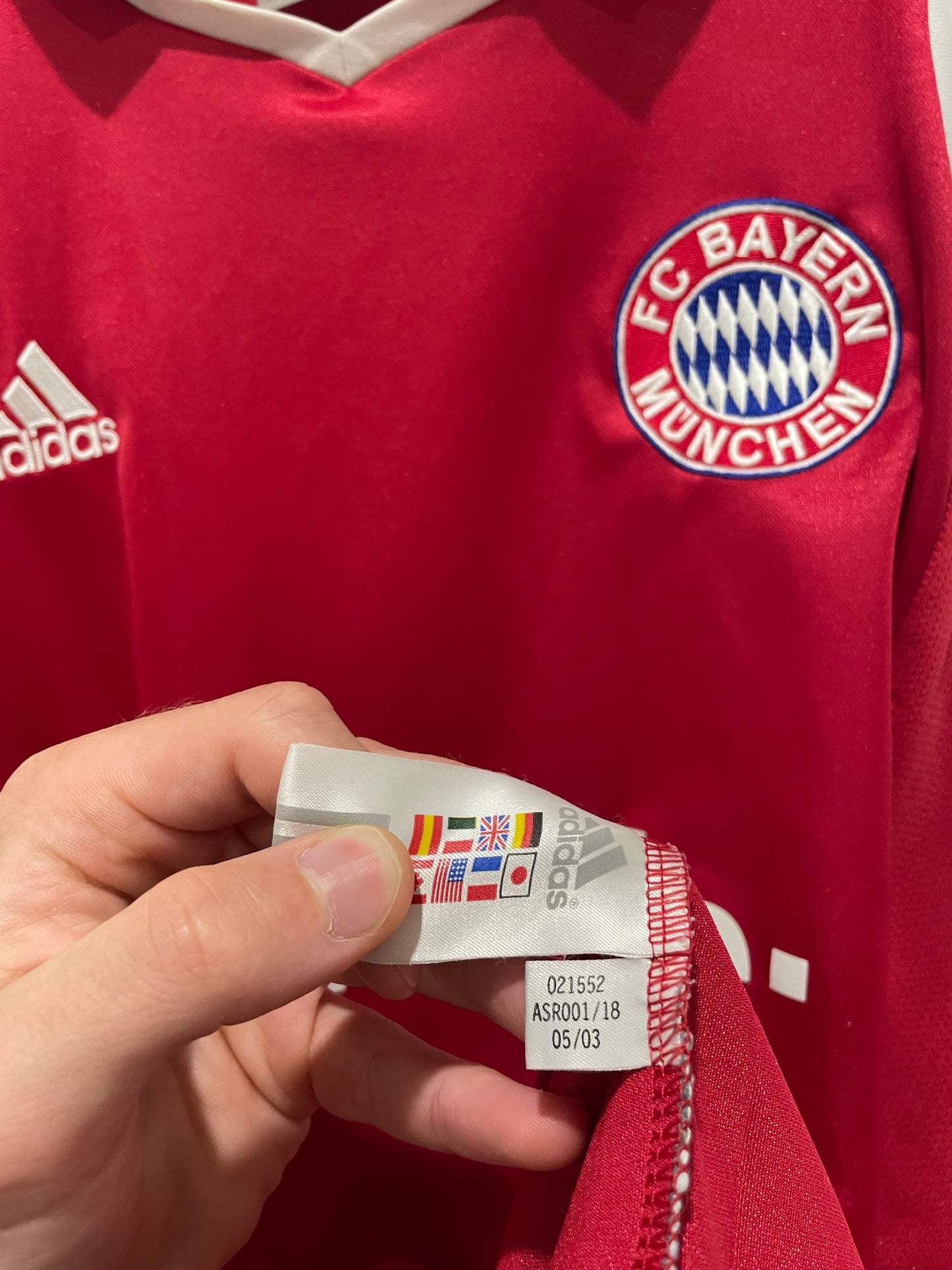 BAYERN MUNICH 2003 HOME SCHWEINSTEIGER L