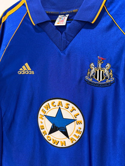 NEWCASTLE UNITED 1998 AWAY LS SOLANO XL