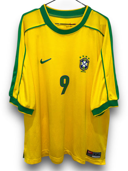 BRAZIL 1998 HOME RONALDO XXL