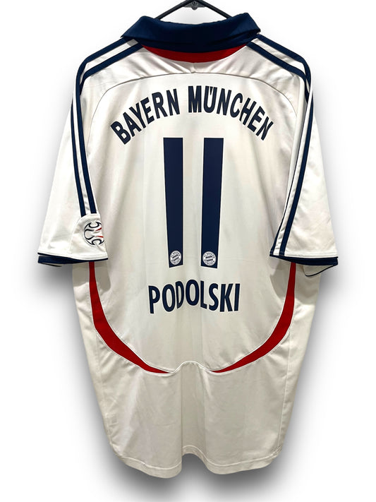 BAYERN MUNICH 2006 AWAY PODOLSKI XL