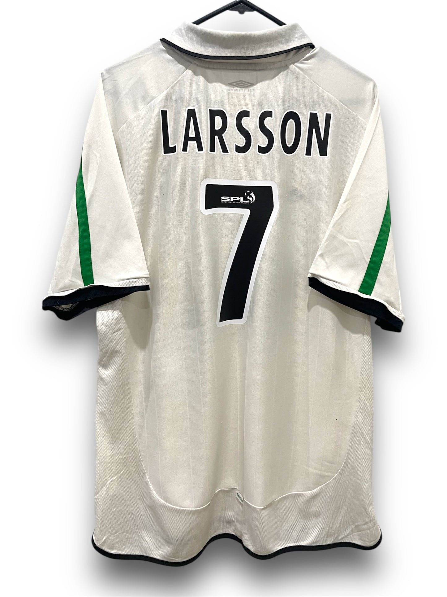 CELTIC 2001 AWAY LARSSON XL