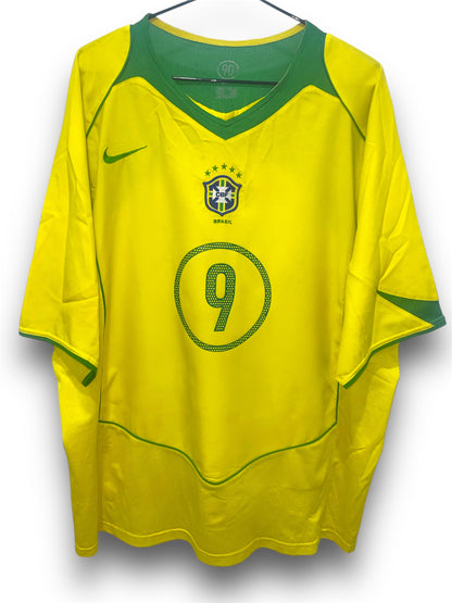 BRAZIL 2004 HOME RONALDO XL