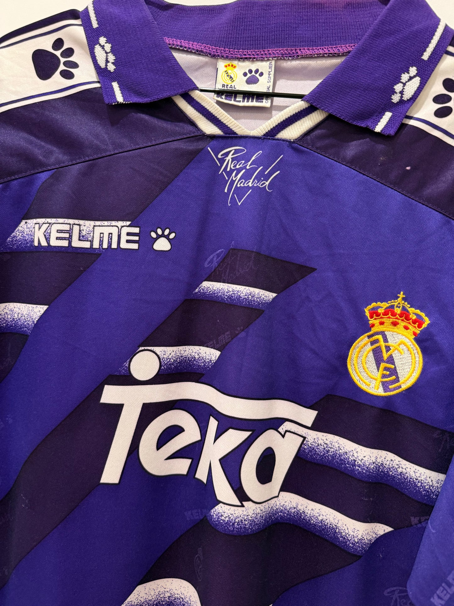 REAL MADRID 1994 AWAY SUKER XL