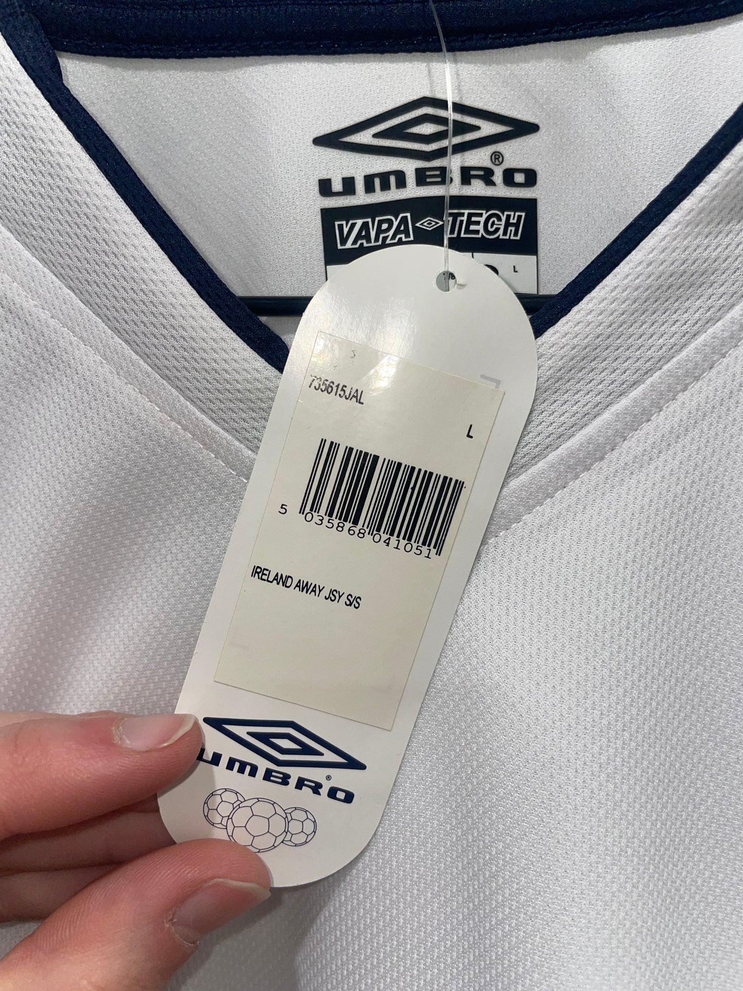 IRELAND 2002 AWAY L (BNIB)
