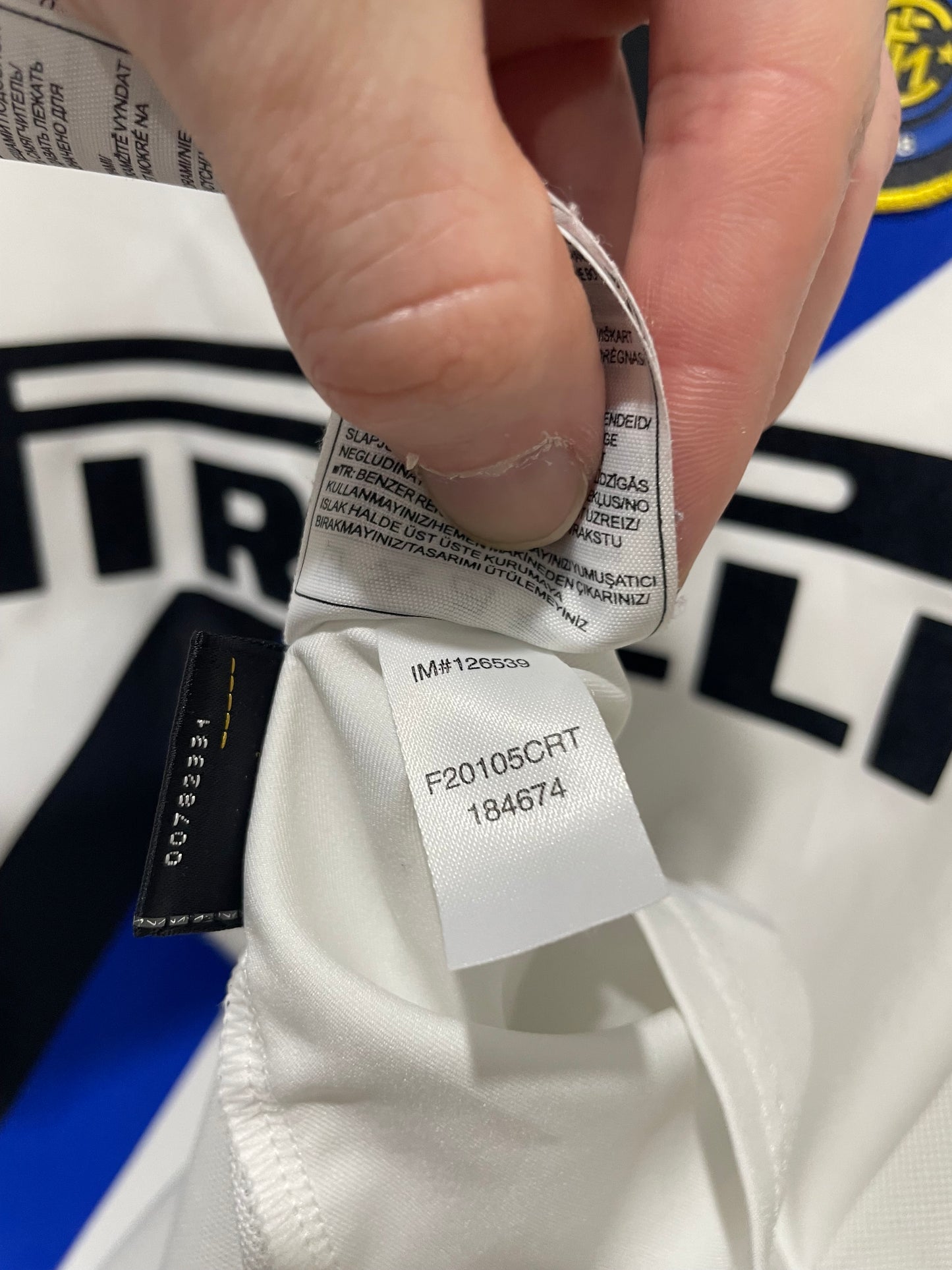 INTER MILAN 2002 AWAY RECOBA M