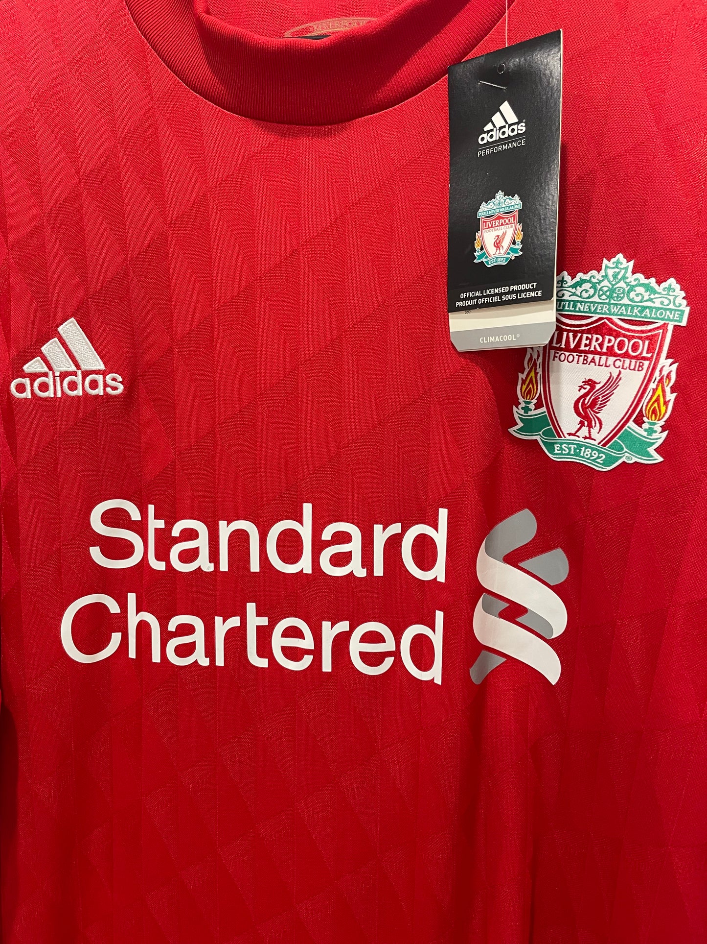 LIVERPOOL 2011 HOME GERRARD (BNWT) L