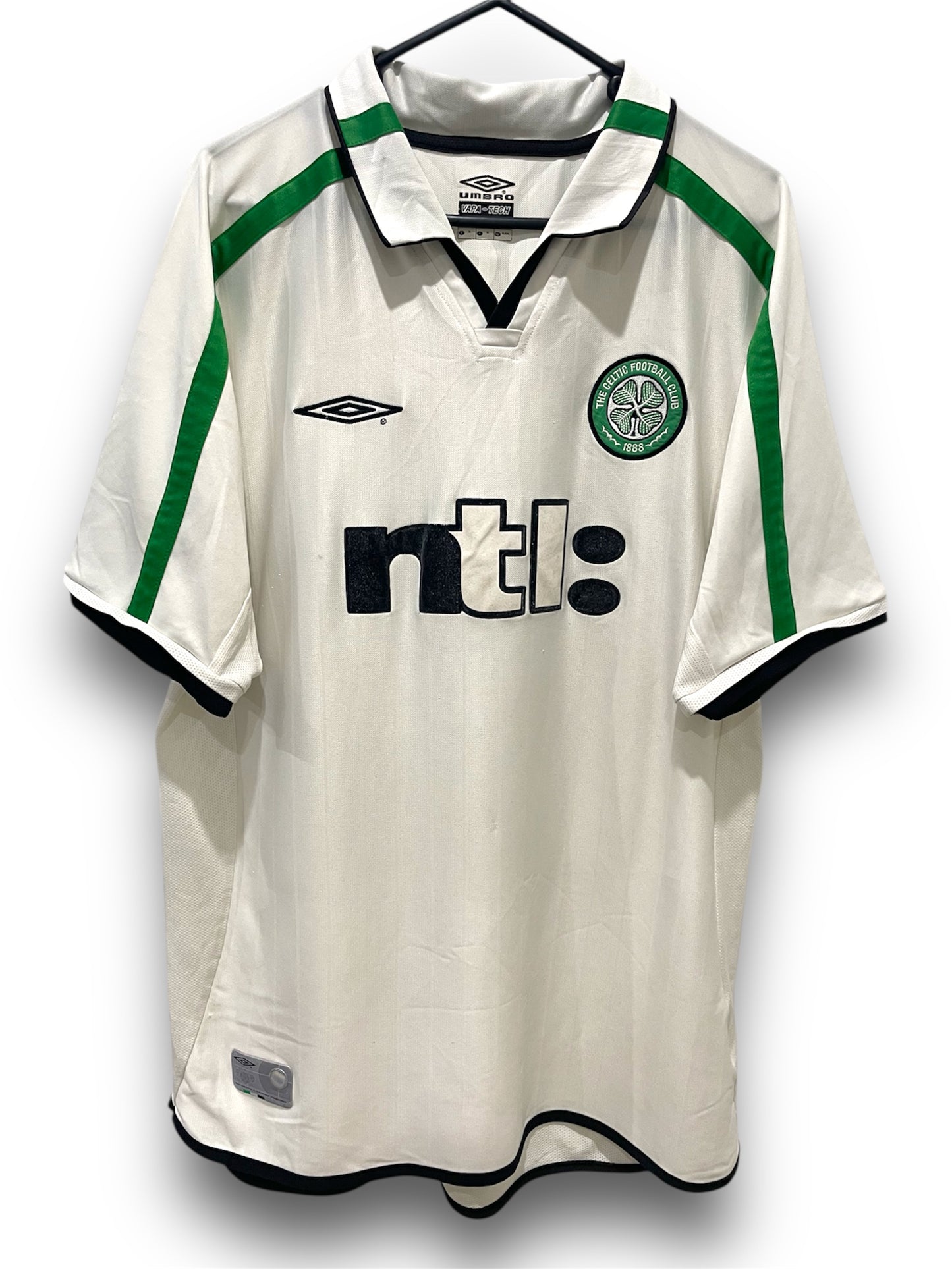 CELTIC 2001 AWAY LARSSON XL