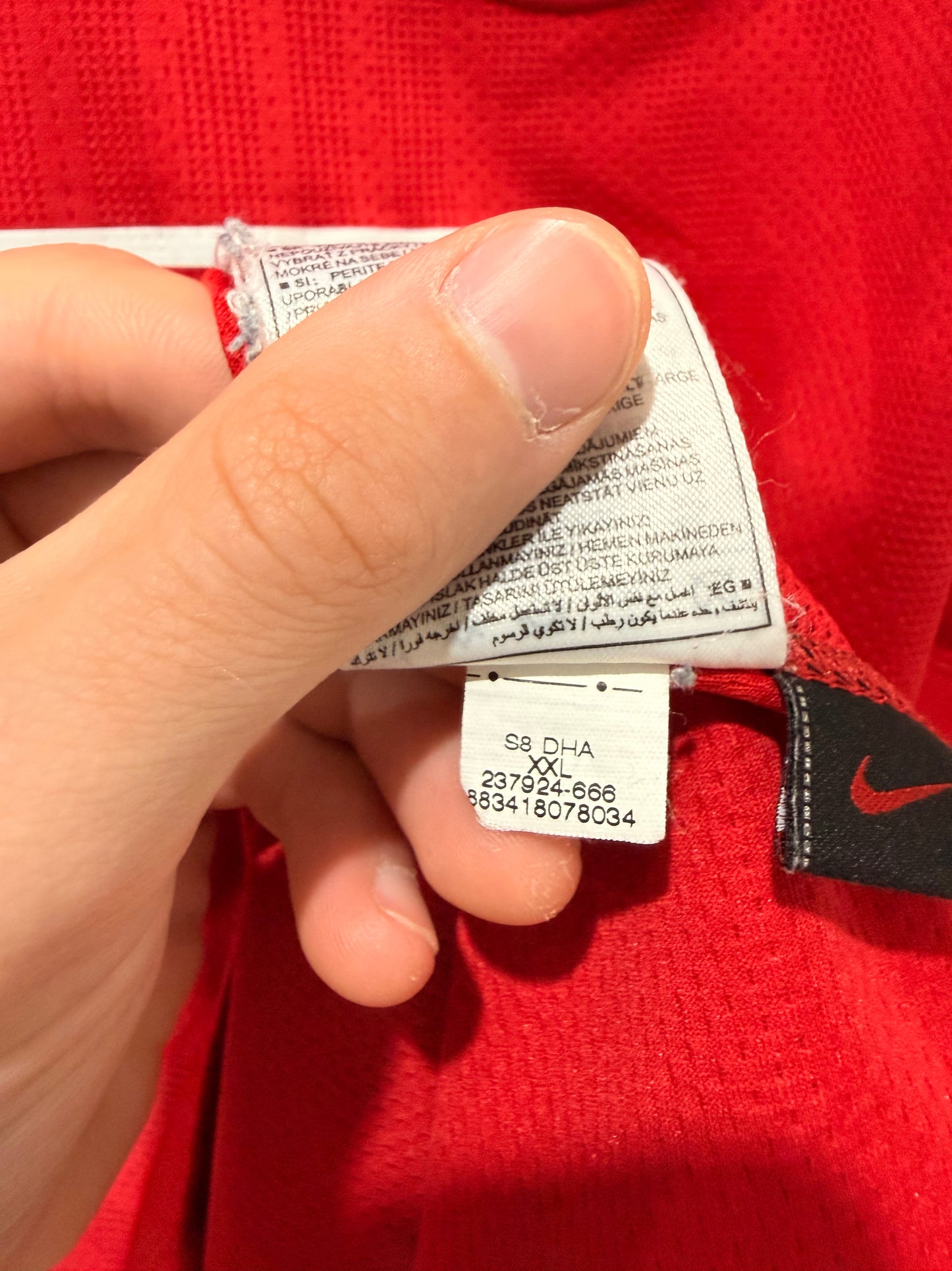 MANCHESTER UNITED 2007 HOME RONALDO XXL