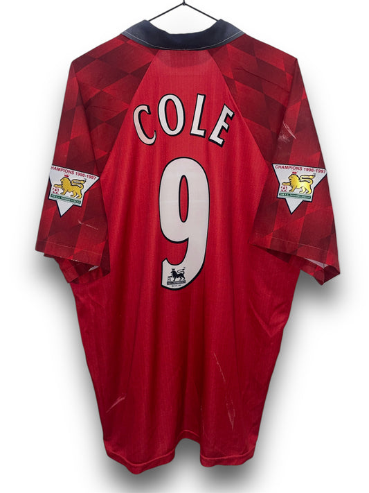 MANCHESTER UNITED 1996 HOME COLE XL