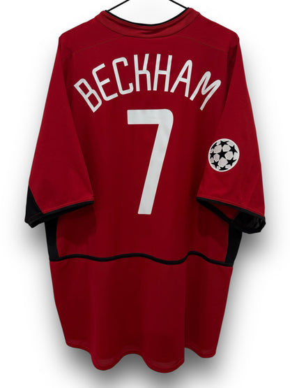 MANCHESTER UNITED 2002 HOME BECKHAM XXL