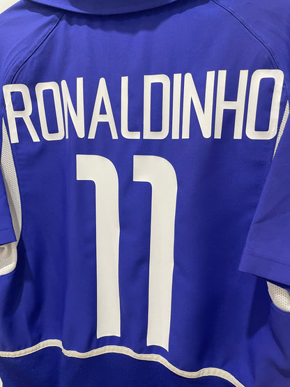 BRAZIL 2002 AWAY RONALDINHO S