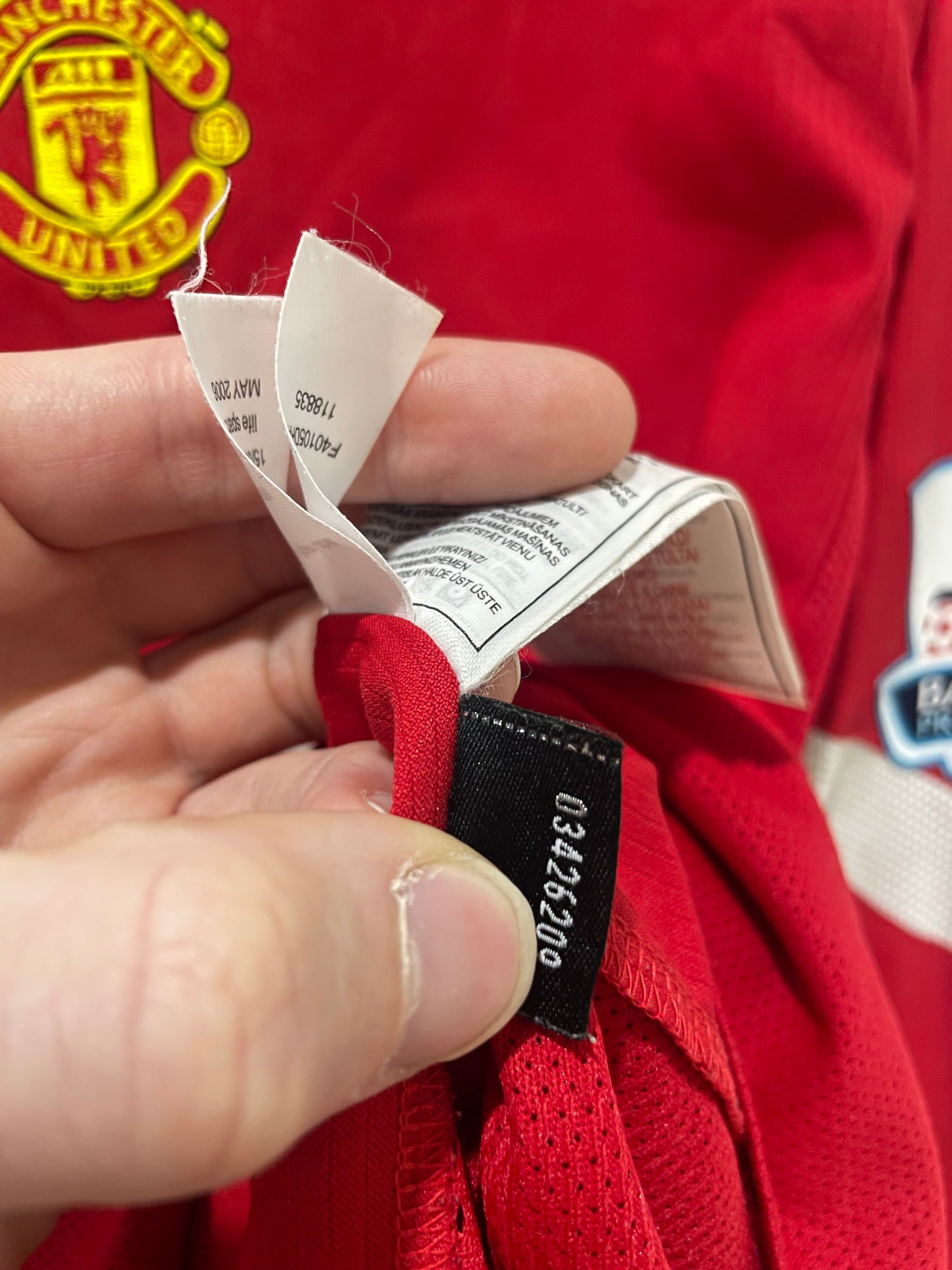 MANCHESTER UNITED 2004 HOME LS RONALDO L