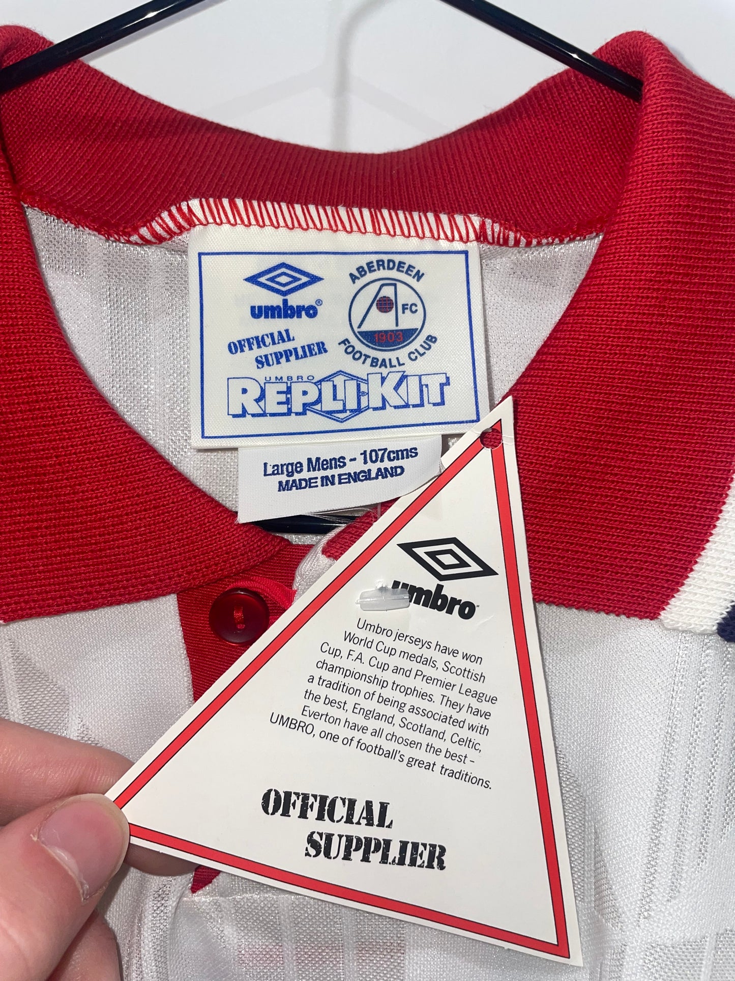 ABERDEEN 1990 AWAY L (BNWT)