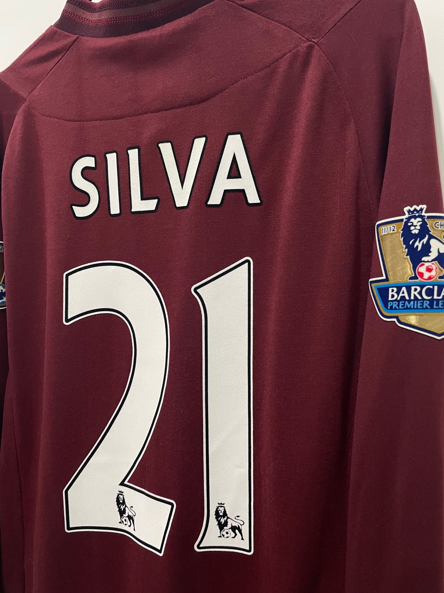 MANCHESTER CITY 2012 AWAY LS DAVID SILVA M