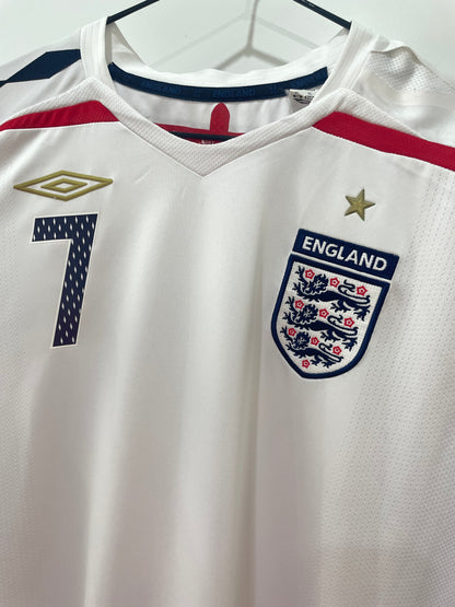 ENGLAND 2008 HOME BECKHAM XL