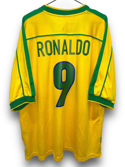 BRAZIL 1998 HOME RONALDO XXL