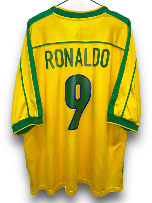 BRAZIL 1998 HOME RONALDO XXL