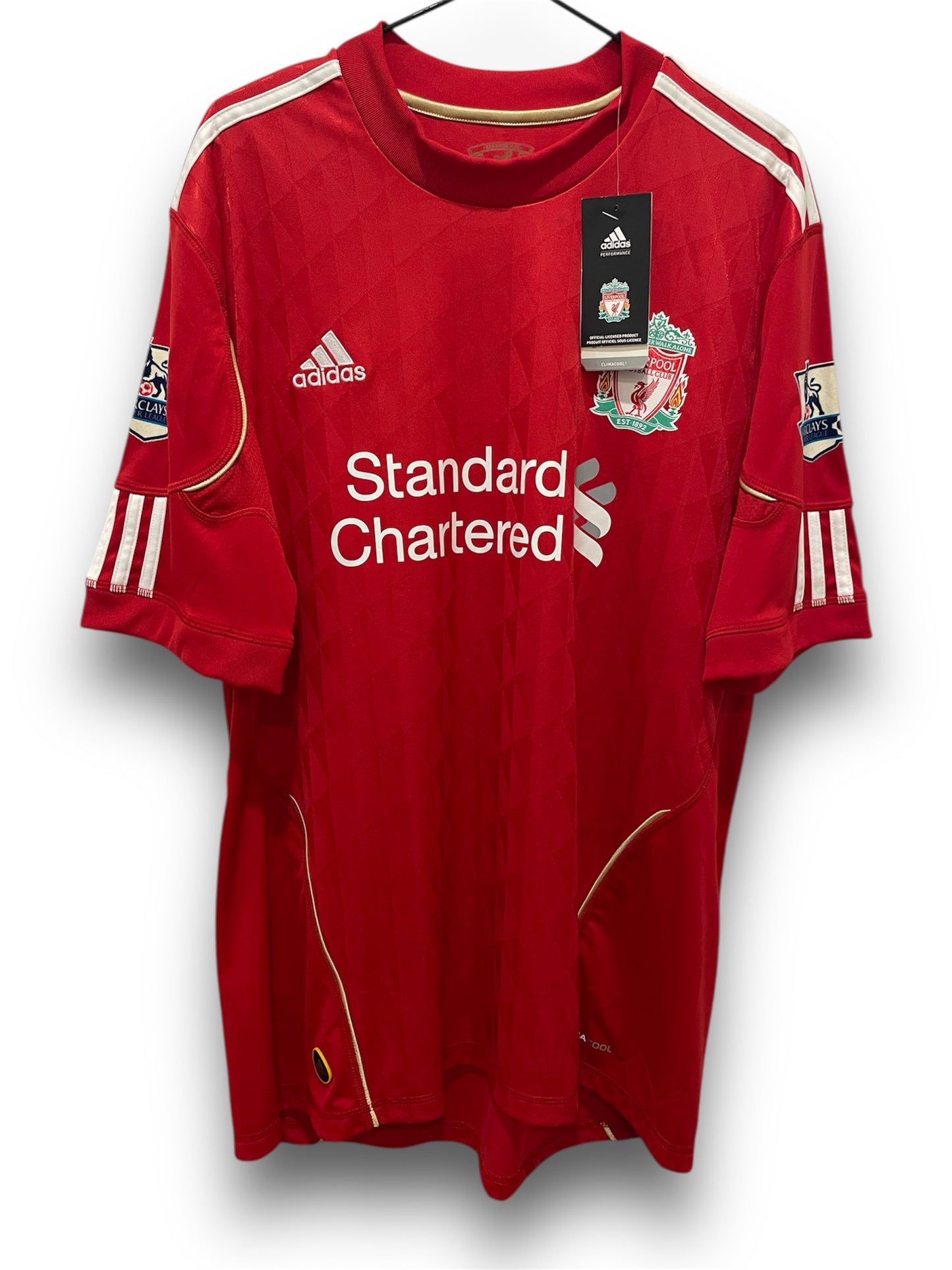 LIVERPOOL 2011 HOME GERRARD (BNWT) L