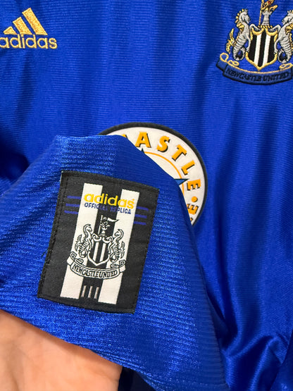 NEWCASTLE UNITED 1998 AWAY LS SOLANO XL