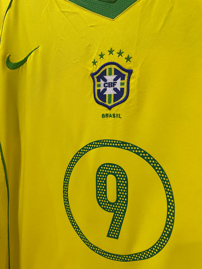 BRAZIL 2004 HOME RONALDO XL