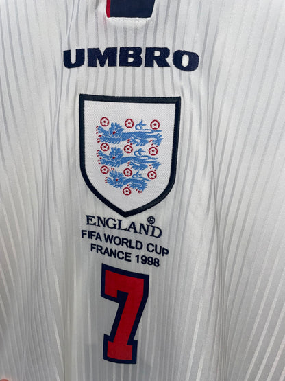 ENGLAND 1998 HOME BECKHAM XL