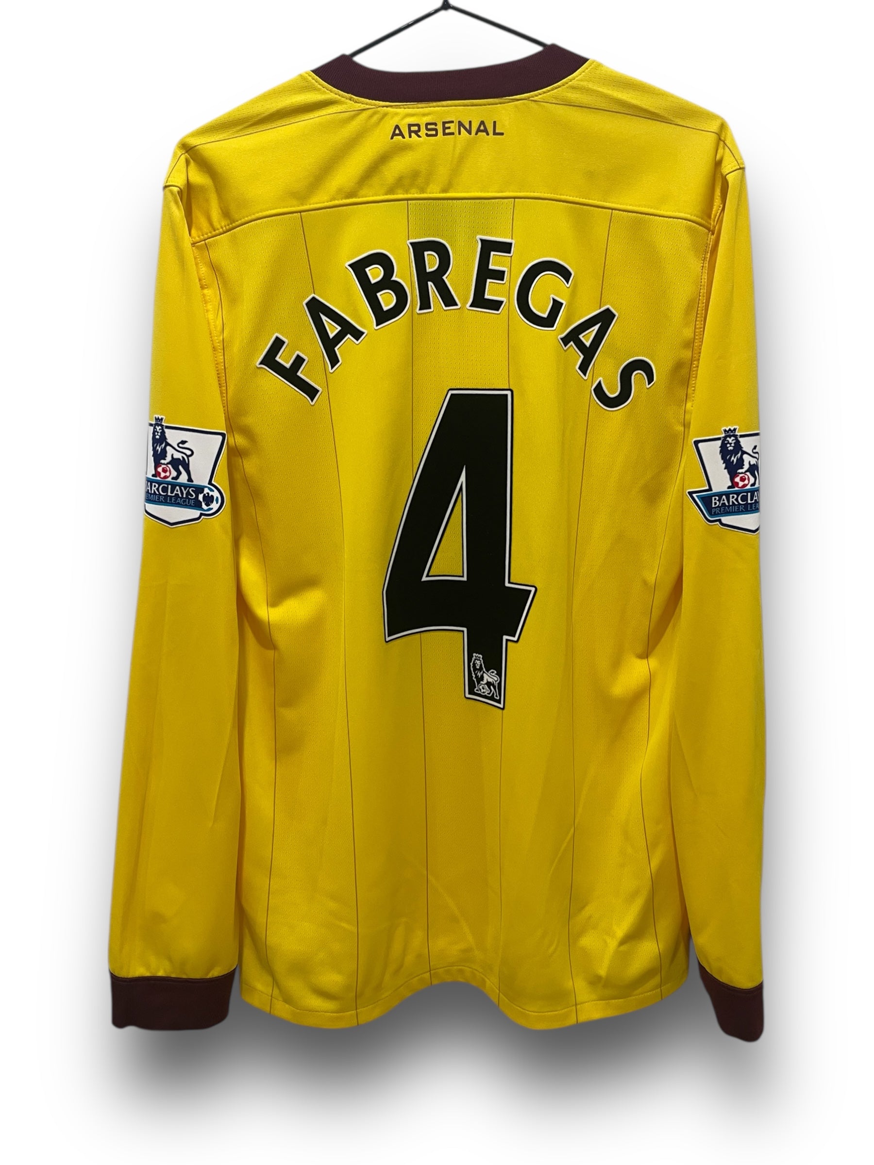 ARSENAL 2010 AWAY LS FABREGAS M – Shearer's Cupboard