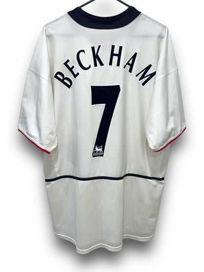MANCHESTER UNITED 2002 AWAY BECKHAM XL